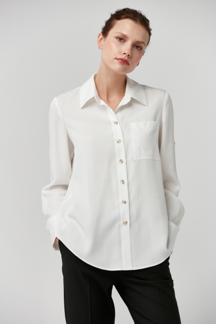 Biała bluzka z lyocellu
