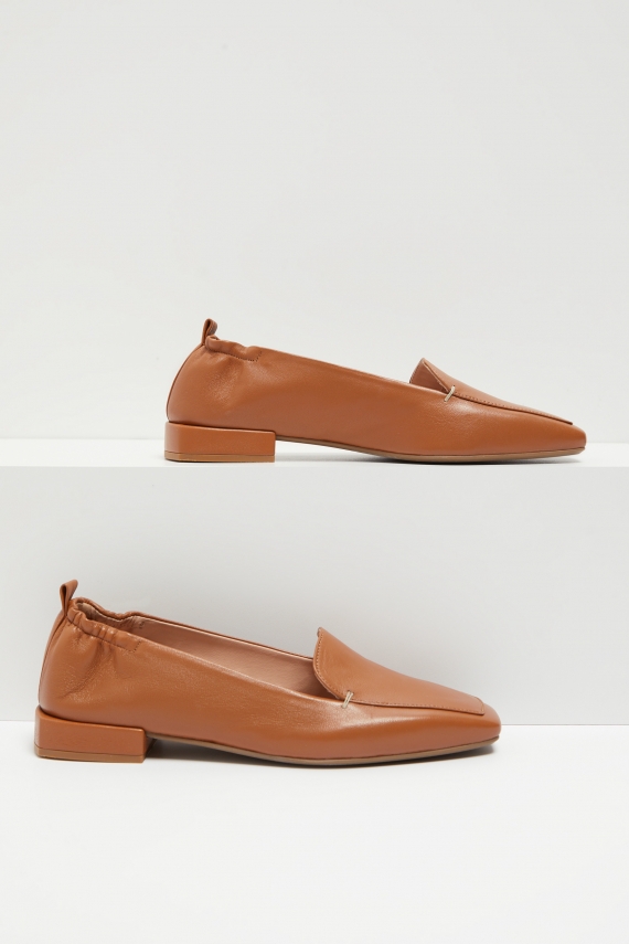 Skórzane buty loafers